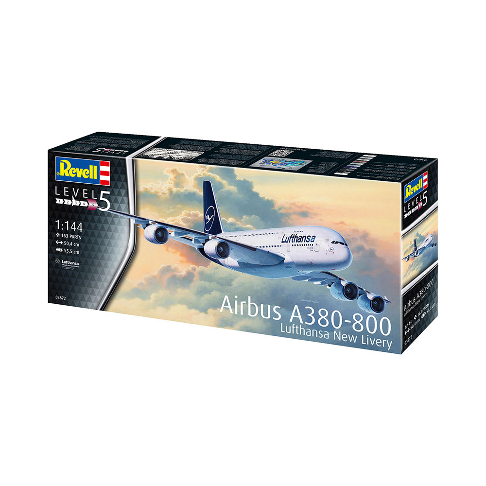 REVELL 1/144 AIRBUS A380-800 LUFTHANSA NEW LIVERY