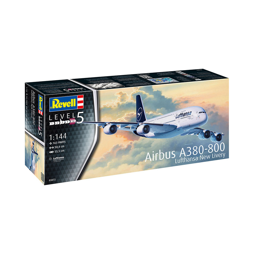 REVELL 1/144 AIRBUS A380-800 LUFTHANSA NEW LIVERY