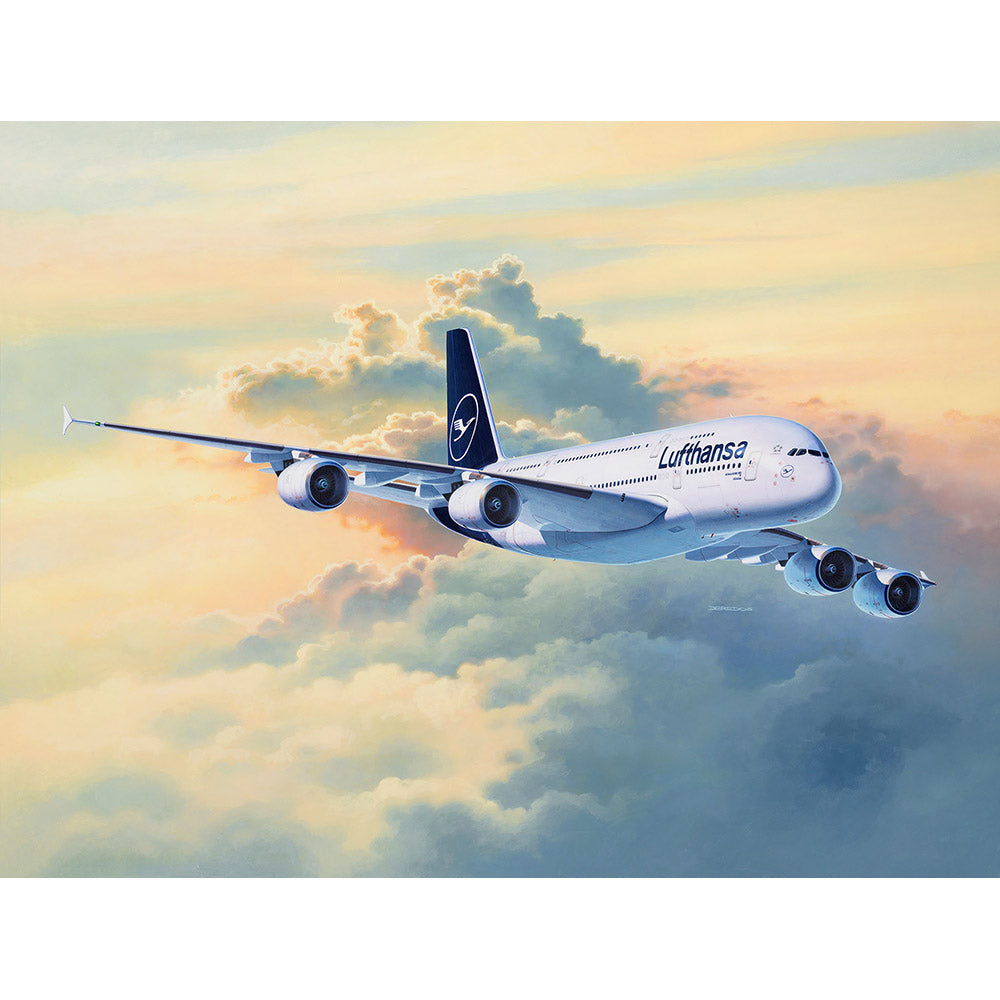 REVELL 1/144 AIRBUS A380-800 LUFTHANSA NEW LIVERY