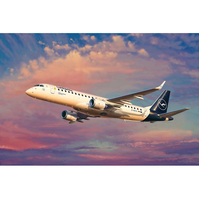 REVELL 1/144 EMBRAER 190 LUFTHANSA NEW LIVERY