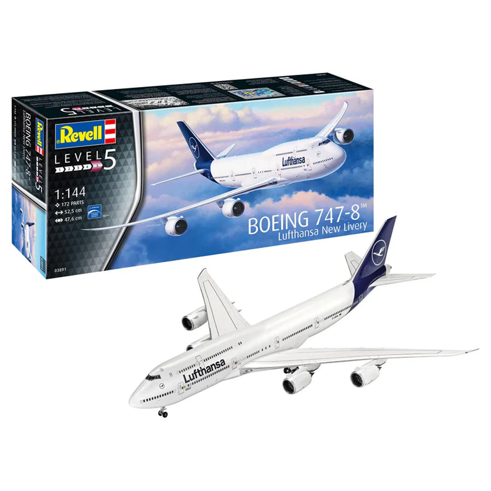 REVELL 1/144 BOEING 747-8 LUFTHANSA NEW LIVERY