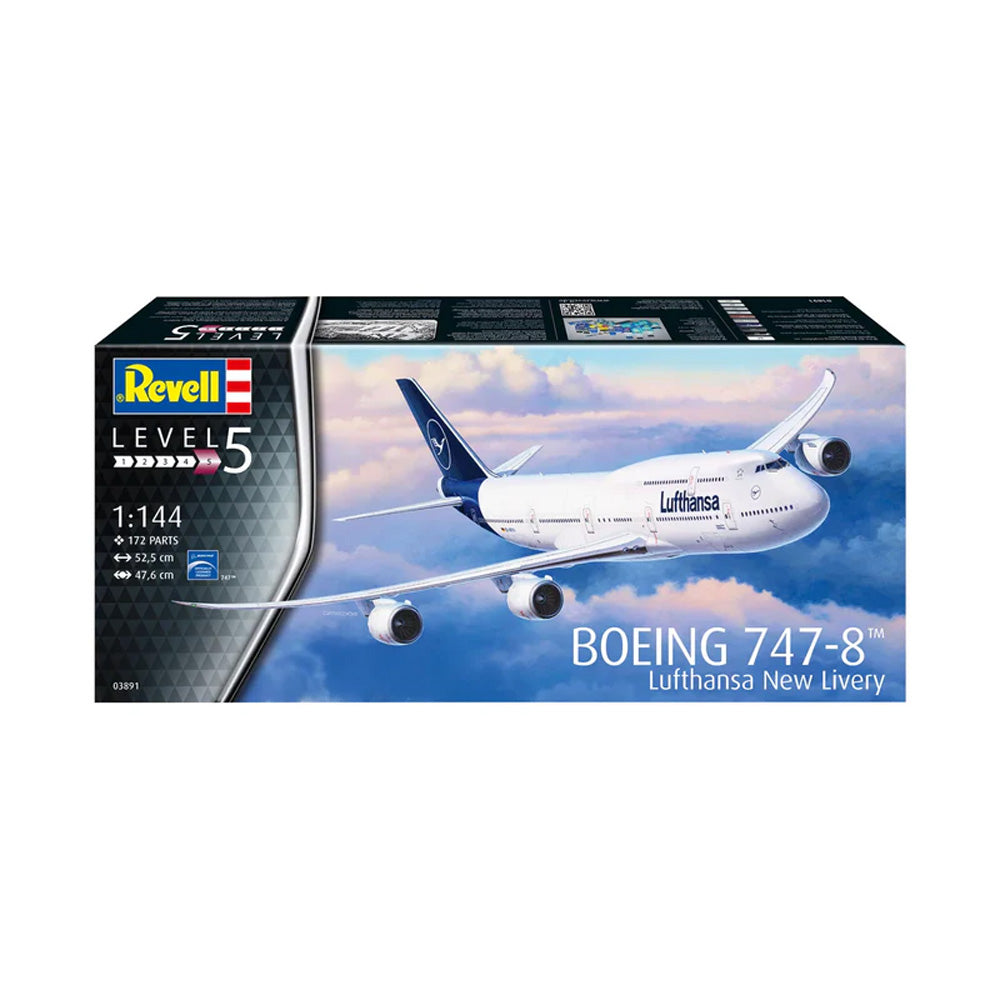 REVELL 1/144 BOEING 747-8 LUFTHANSA NEW LIVERY