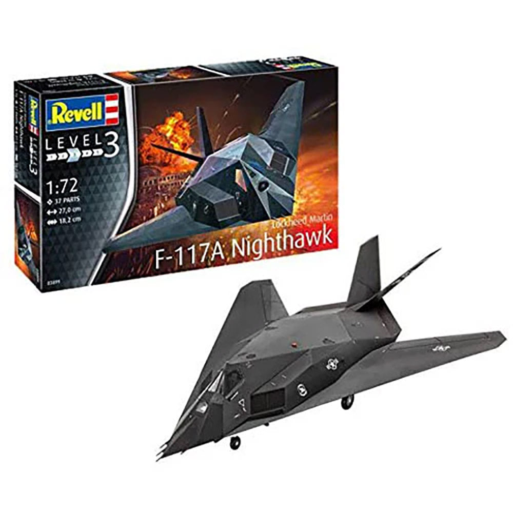 REVELL 1/72 LOCKHEED MARTIN F-117A NIGHTHAWK STEALTH FIGHTER
