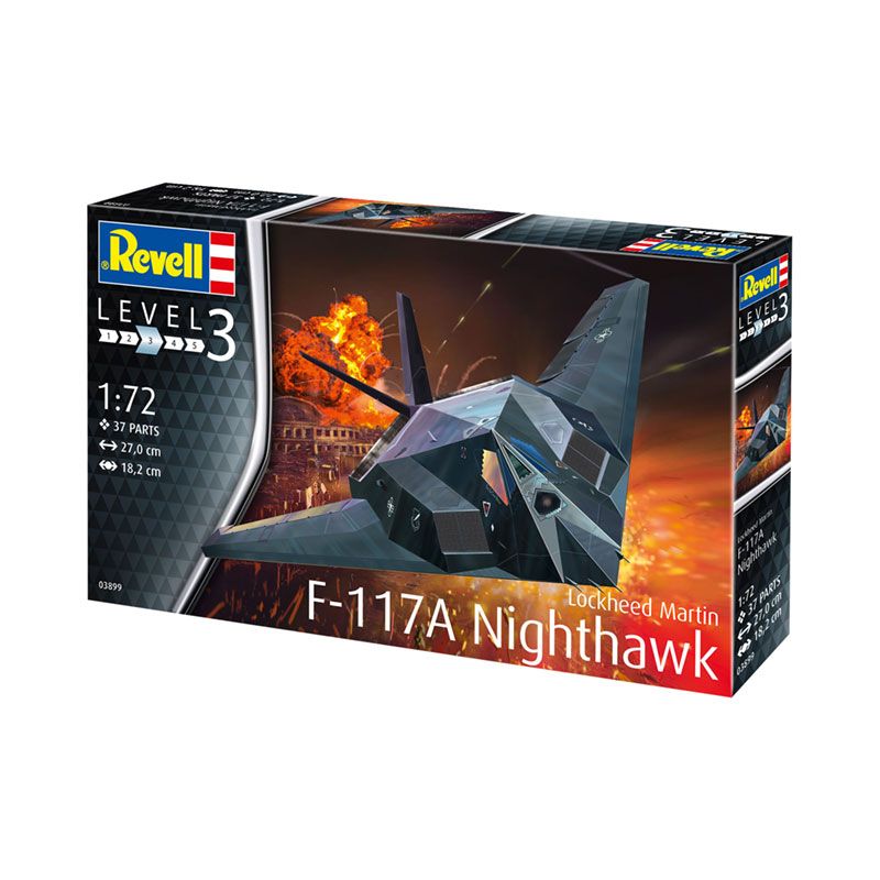 REVELL 1/72 LOCKHEED MARTIN F-117A NIGHTHAWK STEALTH FIGHTER