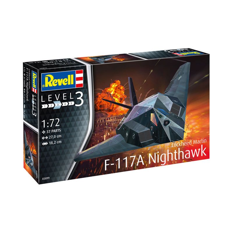 REVELL 1/72 LOCKHEED MARTIN F-117A NIGHTHAWK STEALTH FIGHTER