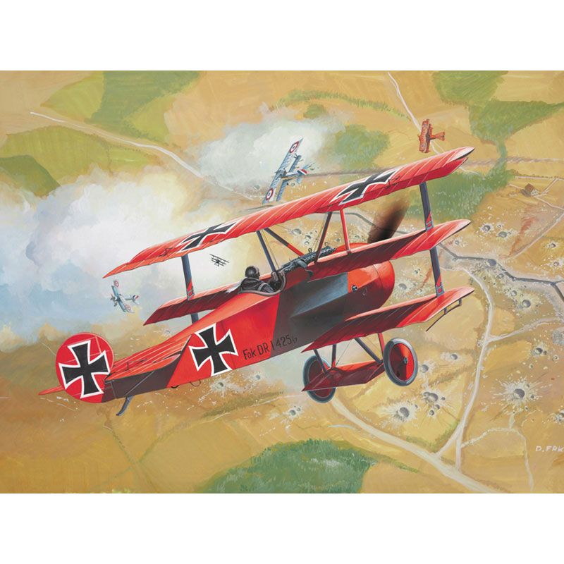 REVELL 1/72 FOKKER DR.1 TRIPLANE
