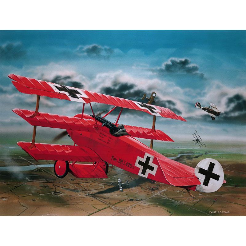 REVELL 1/28 FOKKER DR.1 MANFRED VON RICHTHOFEN