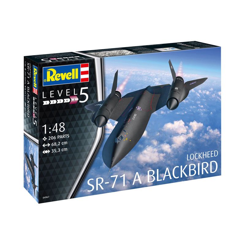 REVELL 1/48 LOCKHEED SR-71 A BLACKBIRD
