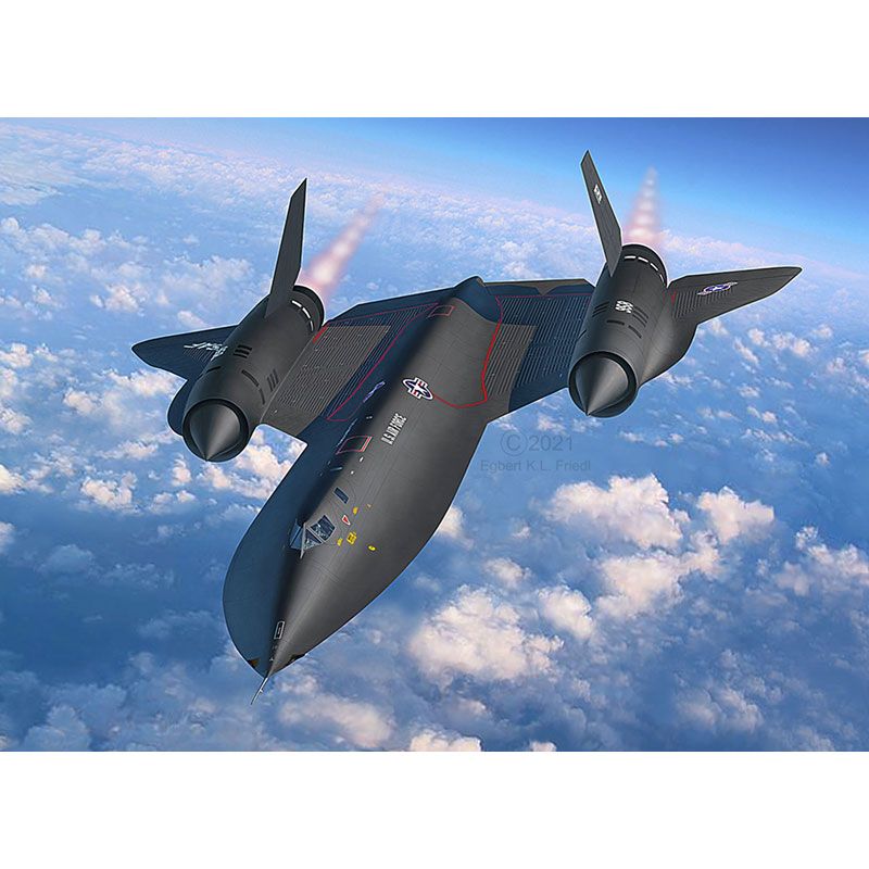 REVELL 1/48 LOCKHEED SR-71 A BLACKBIRD