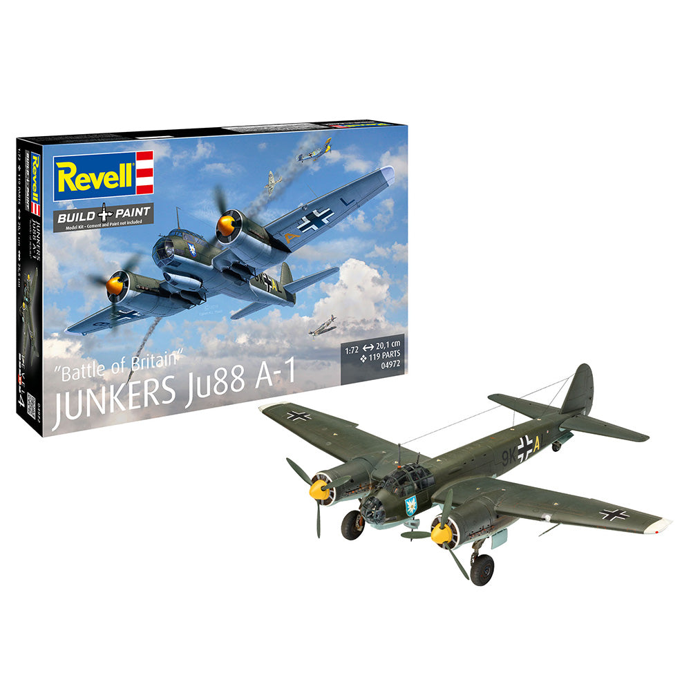 REVELL 1/72 JUNKERS JU88 A-1 BATTLE OF BRITAIN