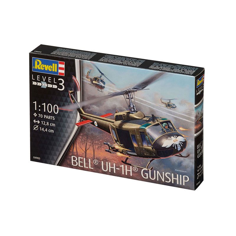 REVELL 1/100 BELL UH-1H GUNSHIP