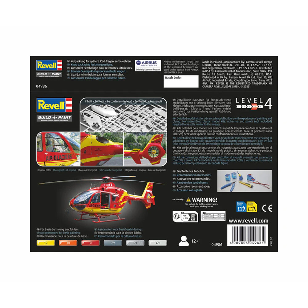 REVELL 1/72 AIRBUS HELICOPTERS EC135 AIR-GLACIERS