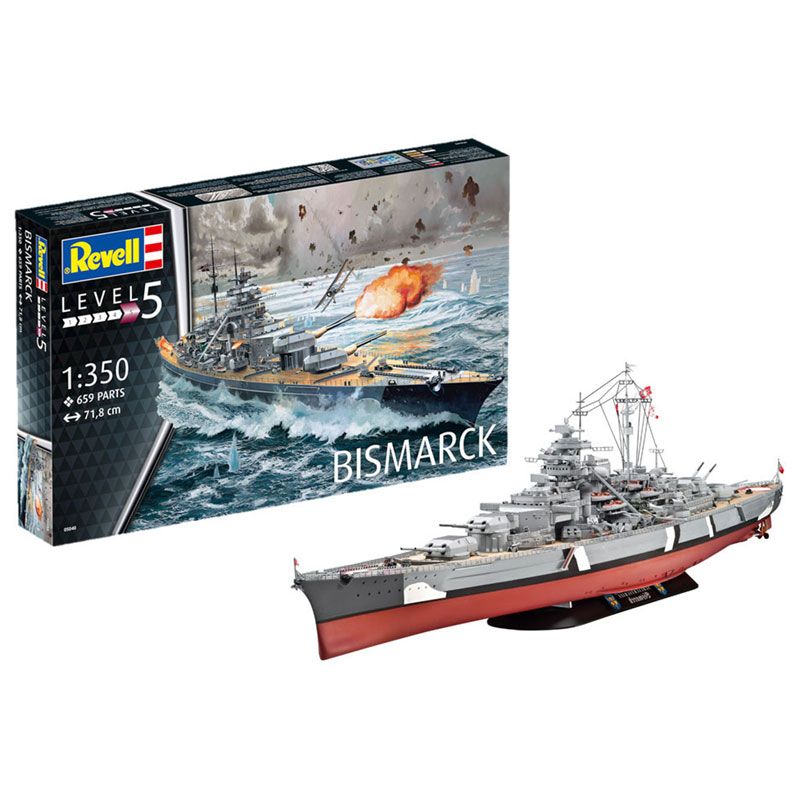 REVELL 1/350 BATTLESHIP BISMARCK