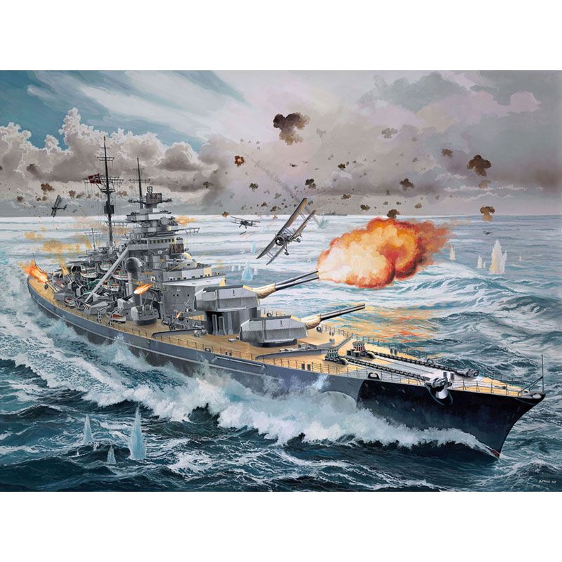 REVELL 1/350 BATTLESHIP BISMARCK