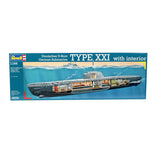 REVELL 1/144 GERMAN SUBMARINE U-BOOT TYPE XXI WITH INTERIOR