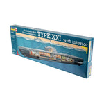 REVELL 1/144 GERMAN SUBMARINE U-BOOT TYPE XXI WITH INTERIOR