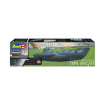 REVELL 1/72 GERMAN SUBMARINE TYPE VII C/41