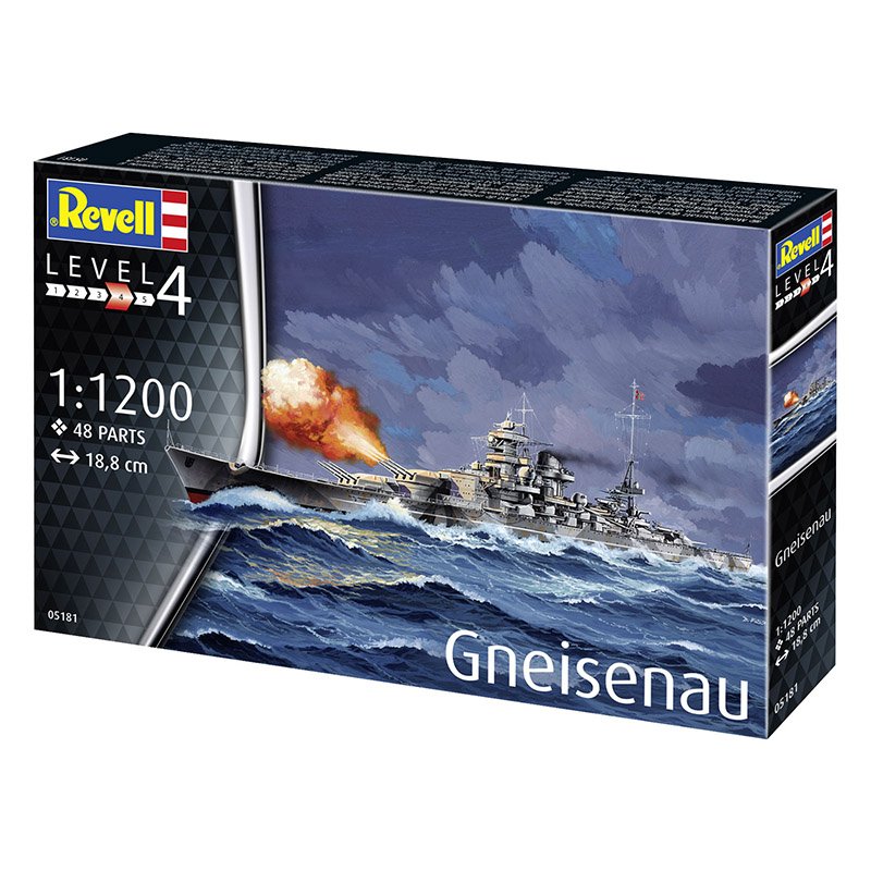 REVELL 1/1200 BATTLESHIP GNEISENAU