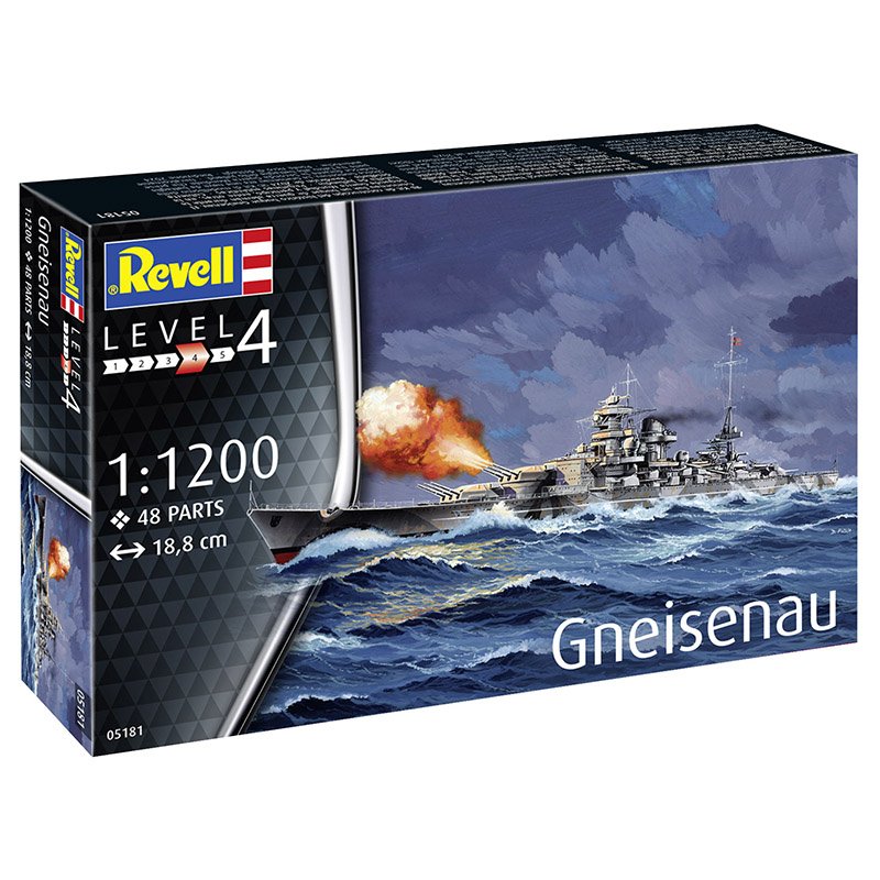 REVELL 1/1200 BATTLESHIP GNEISENAU