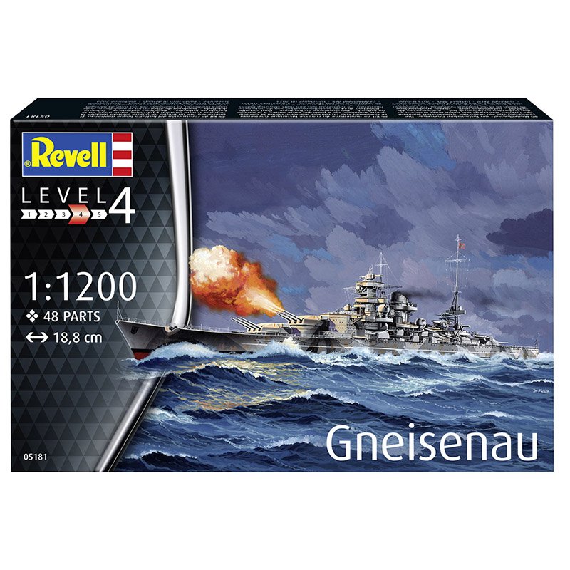 REVELL 1/1200 BATTLESHIP GNEISENAU