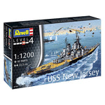 REVELL 1/1200 BATTLESHIP USS NEW JERSEY