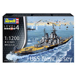 REVELL 1/1200 BATTLESHIP USS NEW JERSEY