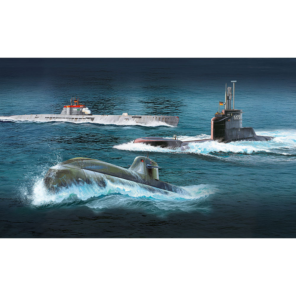 REVELL 1/144 70 YEARS BUNDESWEHR - WILHELM BAUER TYPE 206A CLASS2