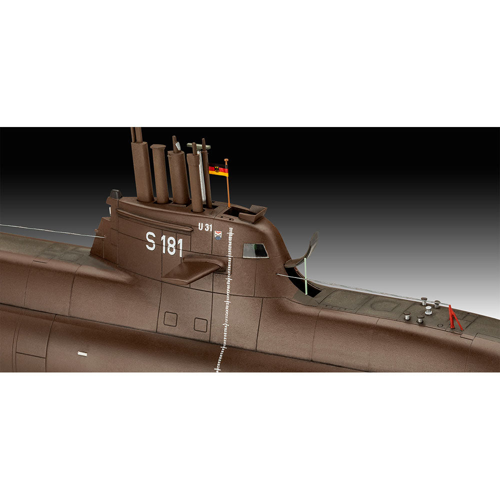 REVELL 1/144 70 YEARS BUNDESWEHR - WILHELM BAUER TYPE 206A CLASS2