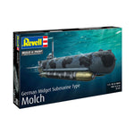 REVELL 1/72 GERMAN MIDGET SUBMARINE TYPE MOLCH