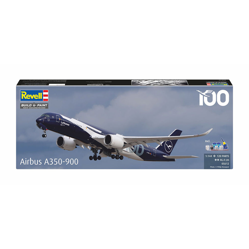 REVELL 1/144 GIFT SET A350-900 - LUFTHANSA 100 YEARS