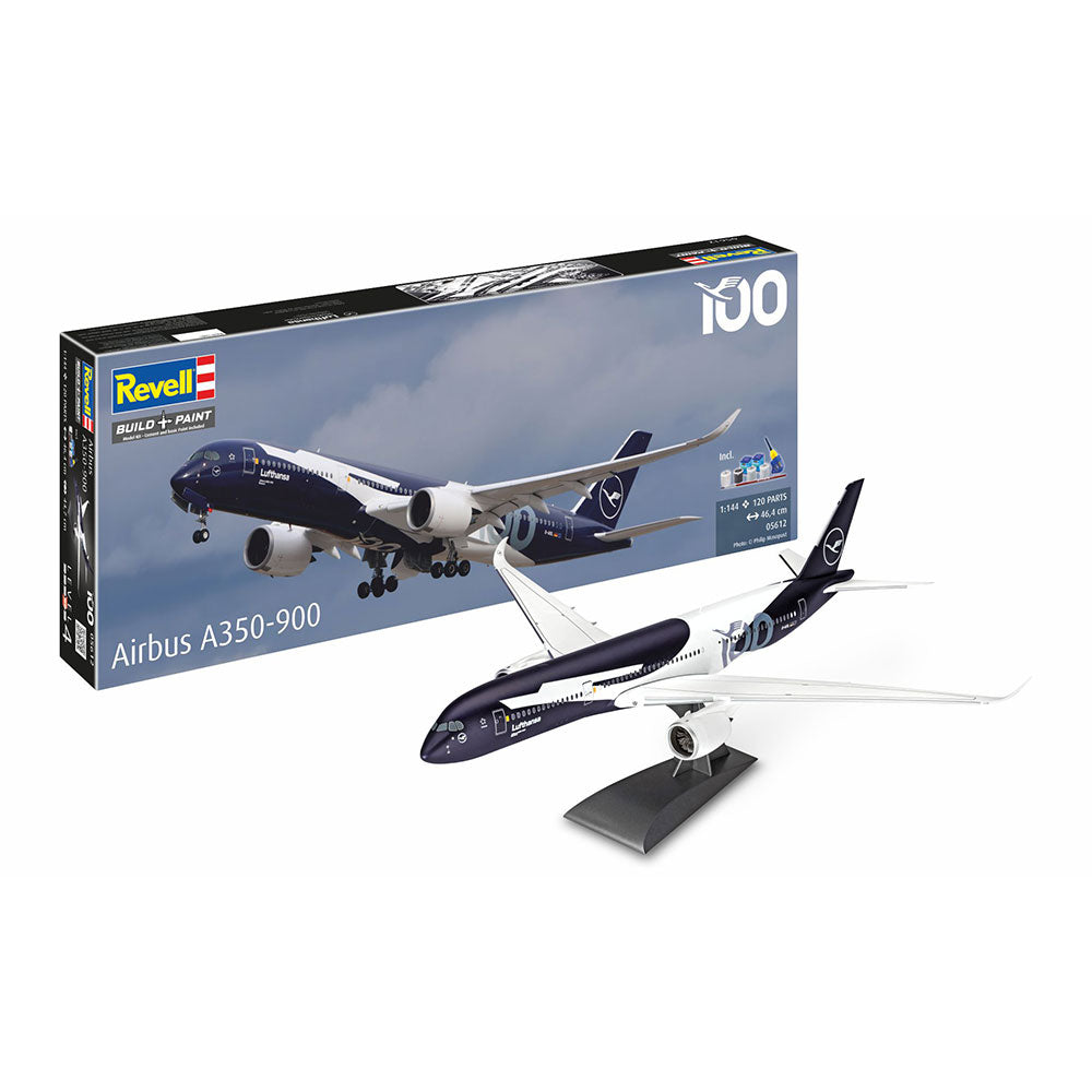 REVELL 1/144 GIFT SET A350-900 - LUFTHANSA 100 YEARS
