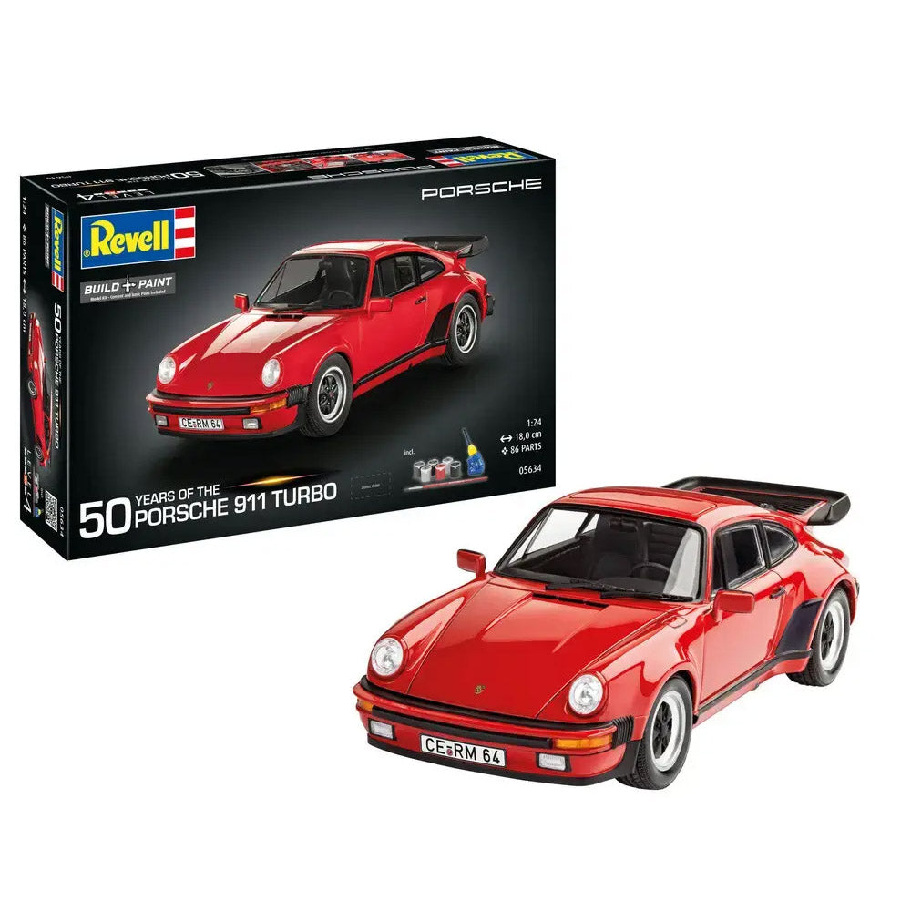 REVELL 1/24 GIFT SET 50 YEARS OF THE PORSCHE 911 TURBO