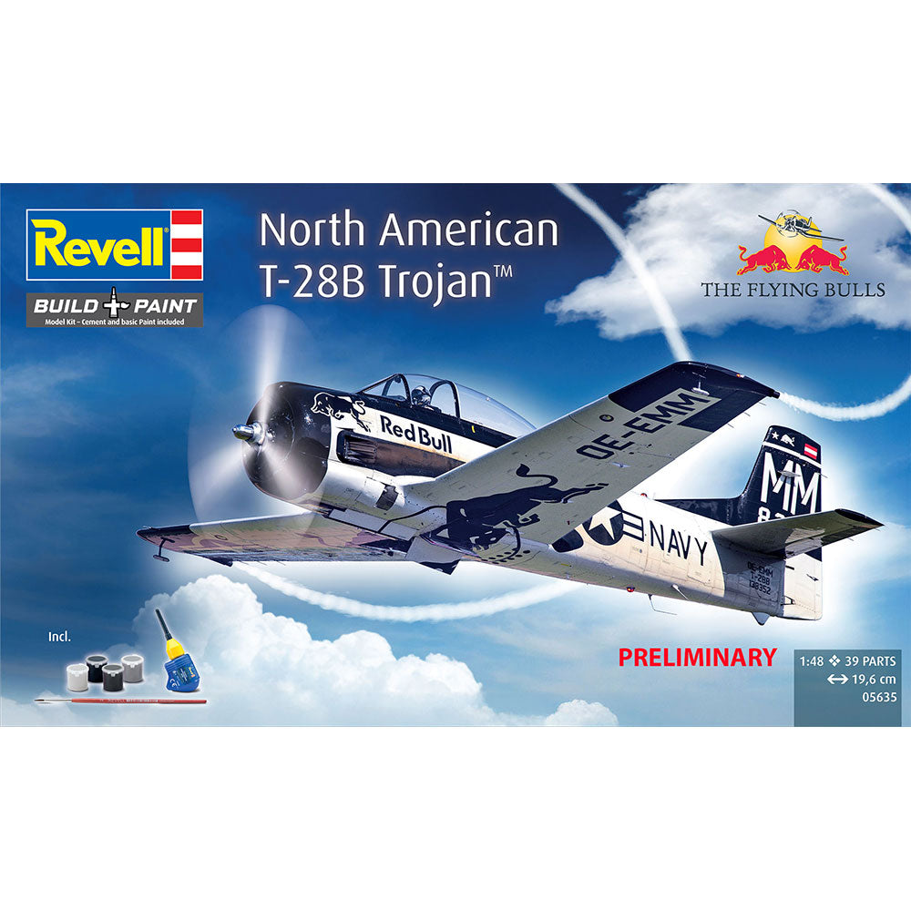 REVELL 1/48 GIFT SET FLYING BULLS T-28B TROJAN