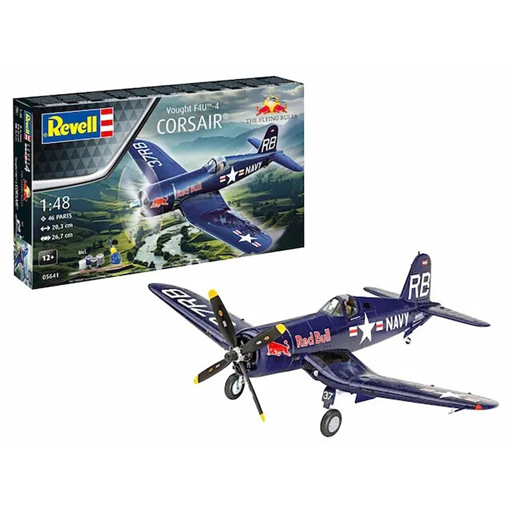 REVELL 1/48 GIFT SET VOUGHT F4U-4 CORSAIR - FLYING BULLS 25TH ANNIVERSARY