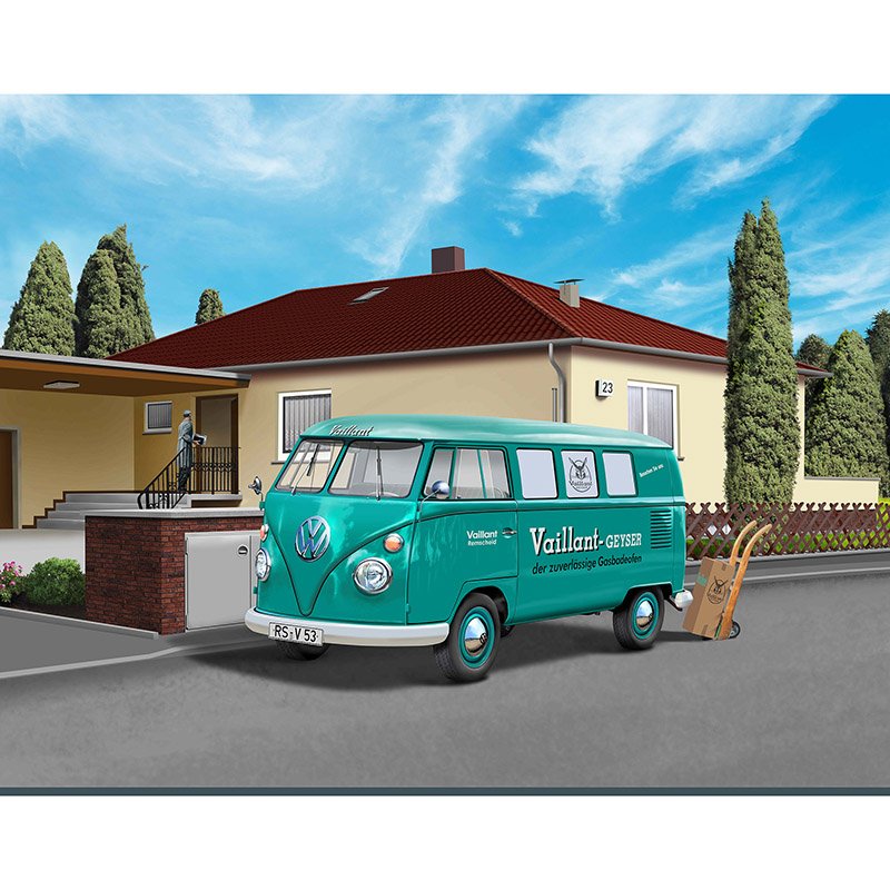 REVELL 1/24 GIFT SET 150 YEARS OF VAILLANT VW T1 BUS