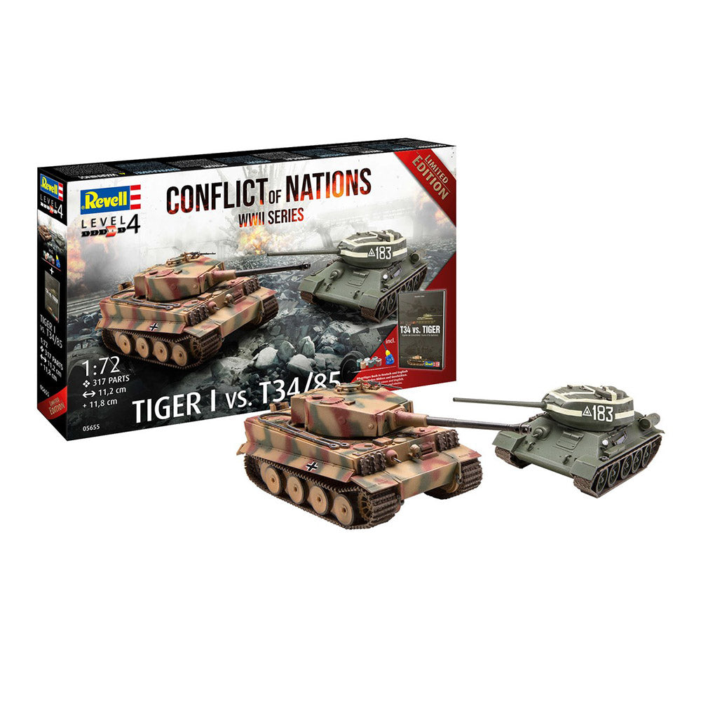 REVELL 1/72 GIFT SET CONFLICT OF NATIONS WWII SERIES