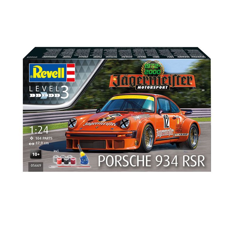 REVELL 1/24 GIFT SET JAGERMEISTER MOTORSPORT 50TH ANNIVERSARY