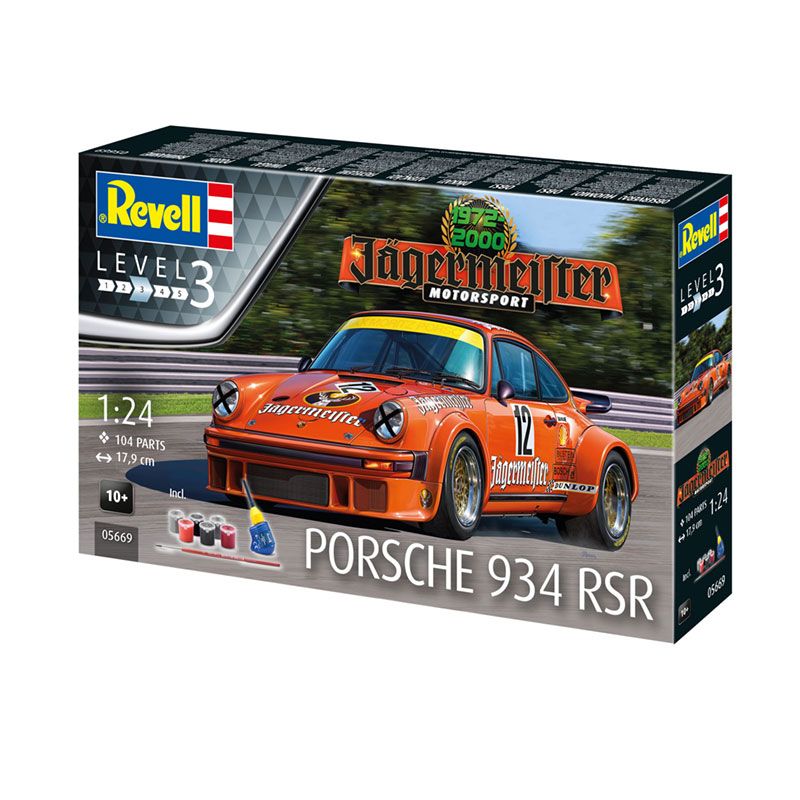 REVELL 1/24 GIFT SET JAGERMEISTER MOTORSPORT 50TH ANNIVERSARY