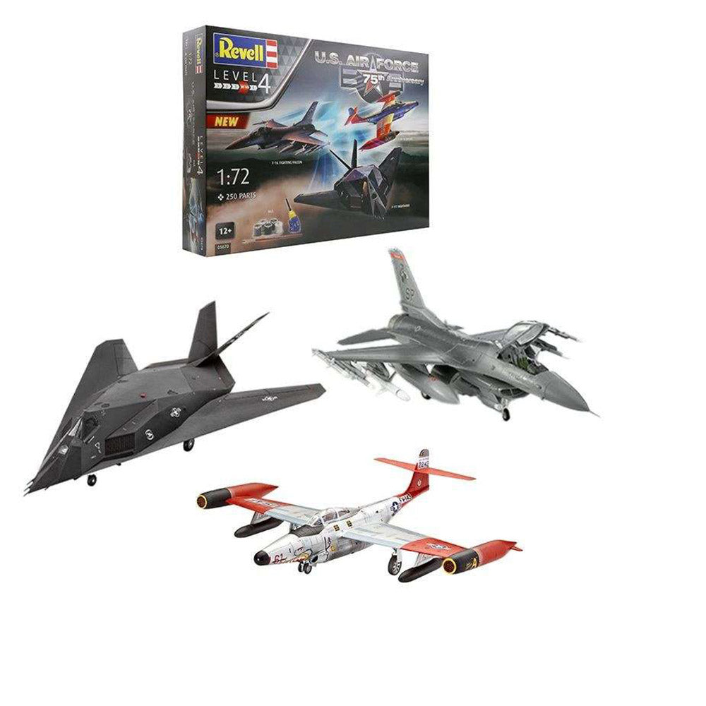 REVELL 1/72 GIFT SET US AIR FORCE 75TH ANNIVERSARY