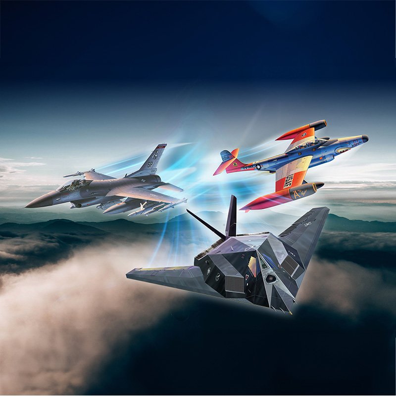 REVELL 1/72 GIFT SET US AIR FORCE 75TH ANNIVERSARY