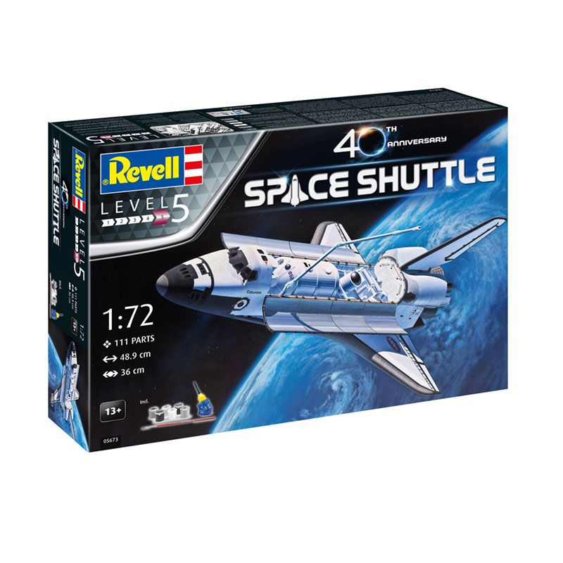 REVELL 1/72 GIFT SET SPACE SHUTTLE 40TH ANNIVERSARY