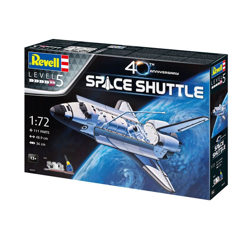 REVELL 1/72 GIFT SET SPACE SHUTTLE 40TH ANNIVERSARY