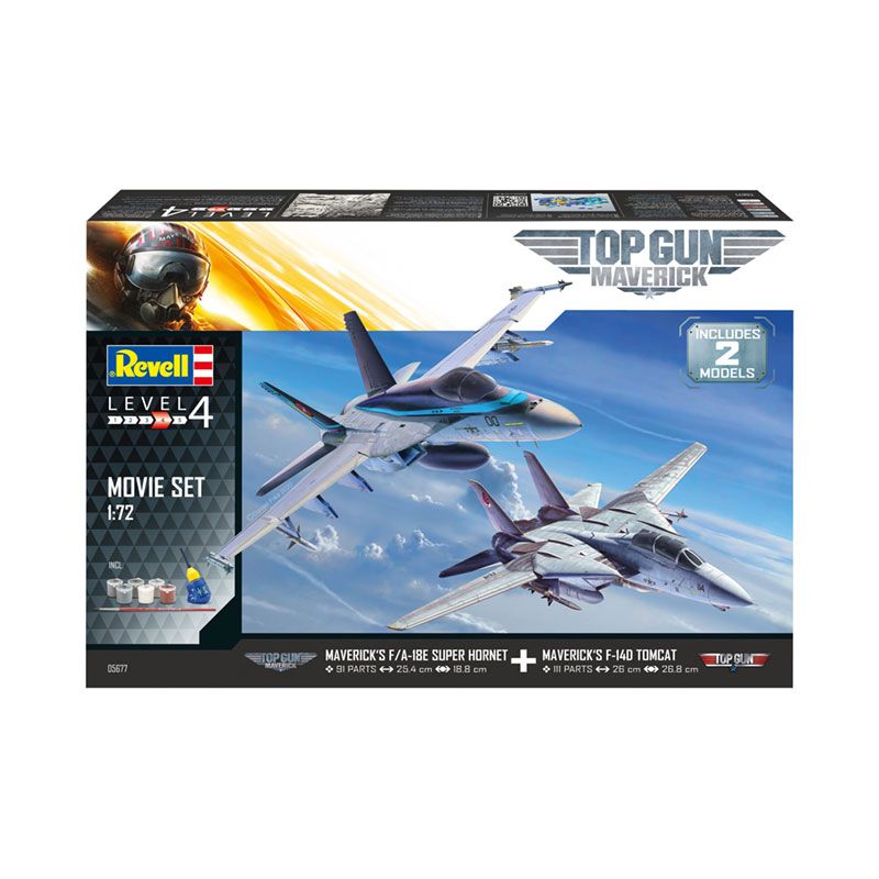 REVELL 1/72 GIFT SET MOVIE SET - TOP GUN