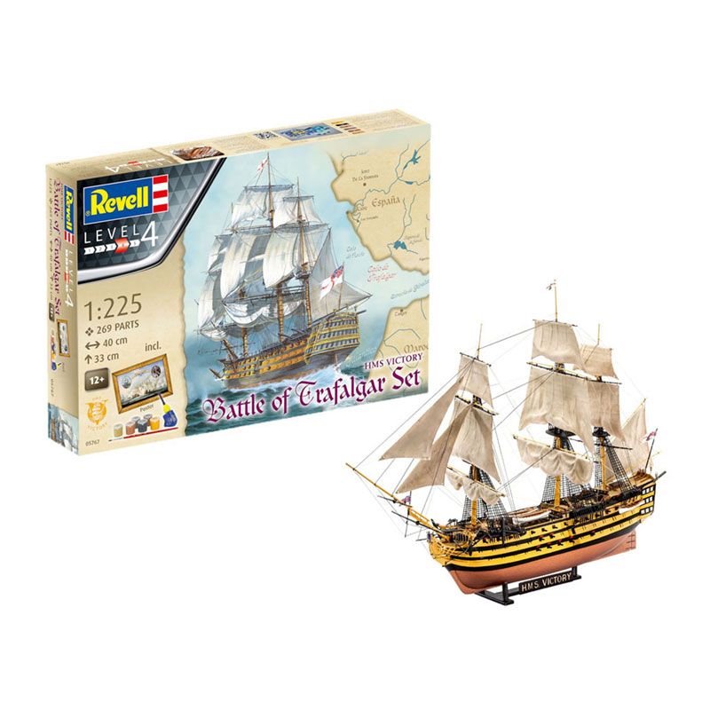REVELL 1/225 GIFT SET BATTLE OF TRAFALGAR