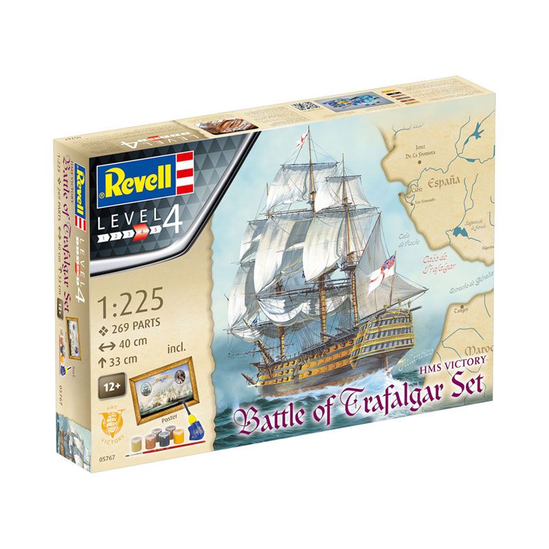 REVELL 1/225 GIFT SET BATTLE OF TRAFALGAR