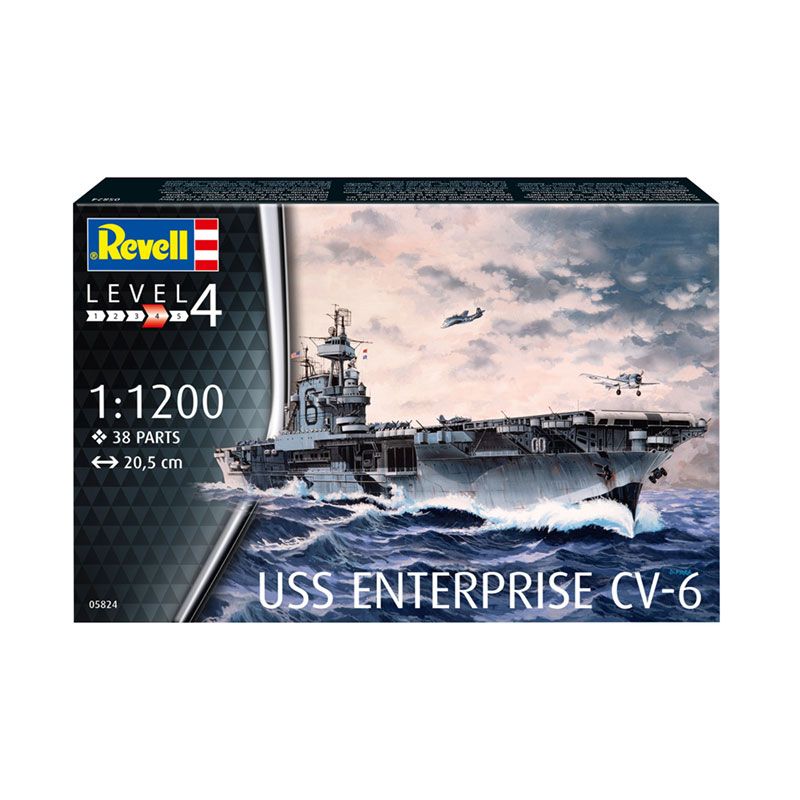 REVELL 1/1200 USS ENTERPRISE CV-6