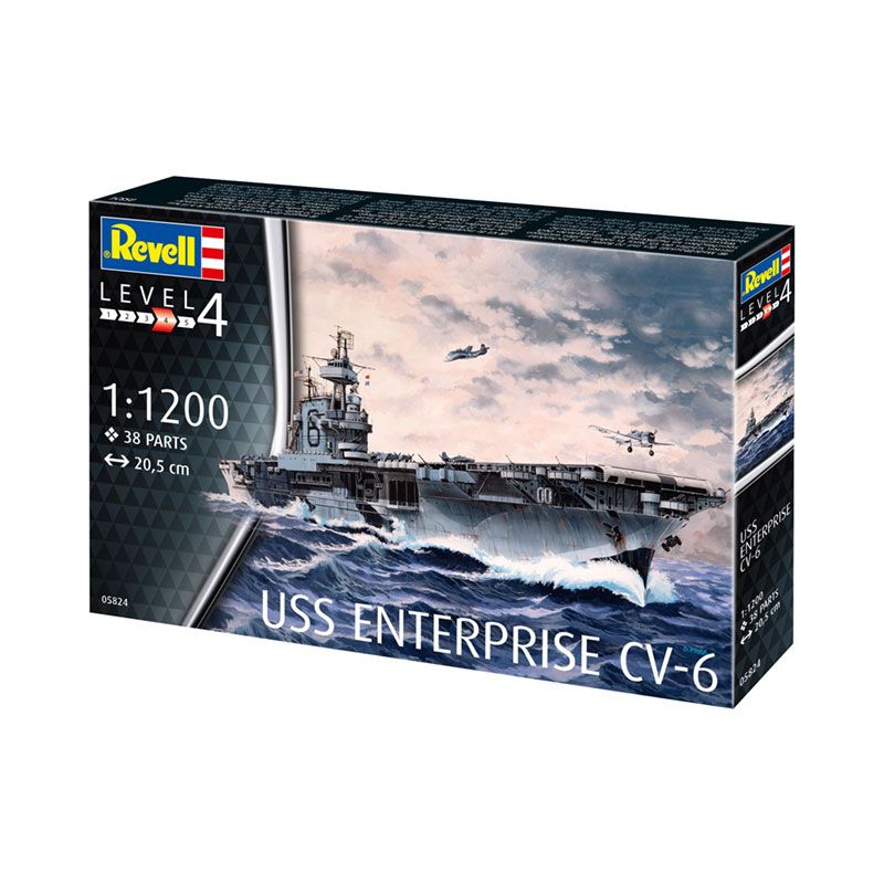REVELL 1/1200 USS ENTERPRISE CV-6