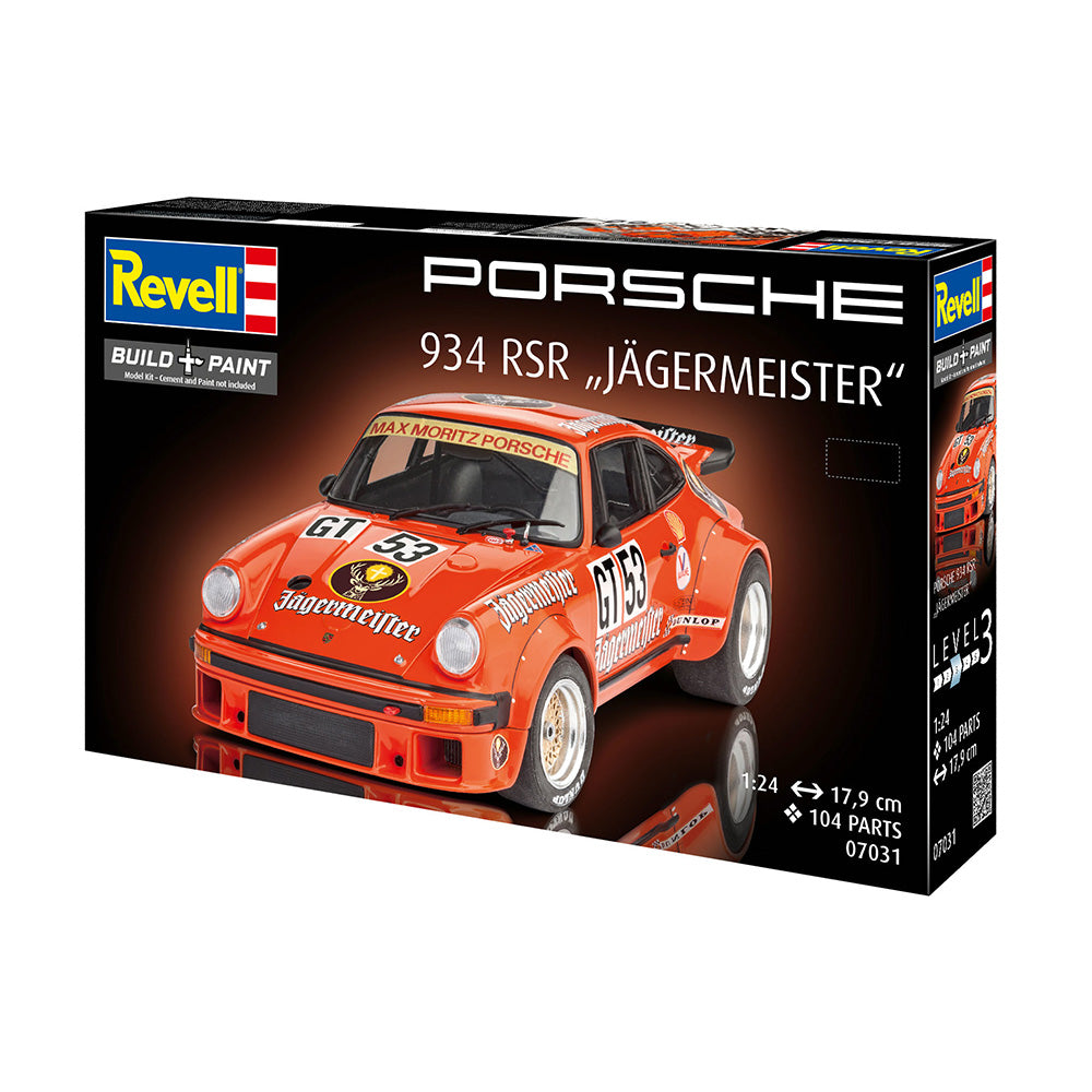 REVELL 1/24 PORSCHE 934 RSR JAGERMEISTER