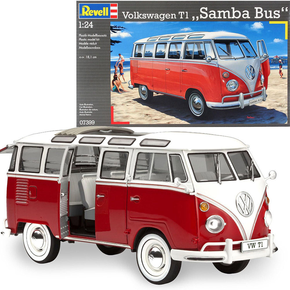 REVELL 1/24 VOLKSWAGEN T1 SAMBA BUS