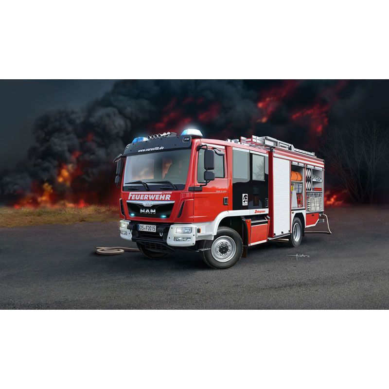 REVELL 1/24 MAN TGM - SCHLINGMANN HLF 20 VARUS 4X4